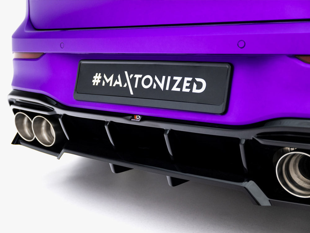 Maxton Design Rear Splitter (Vertical Bars) V.2 Volkswagen Golf R Mk8 / Mk8 Facelift
