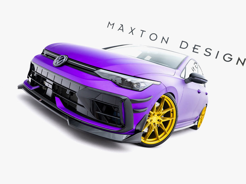 Maxton Design Front Splitter V.4 Volkswagen Golf R Mk8 Facelift