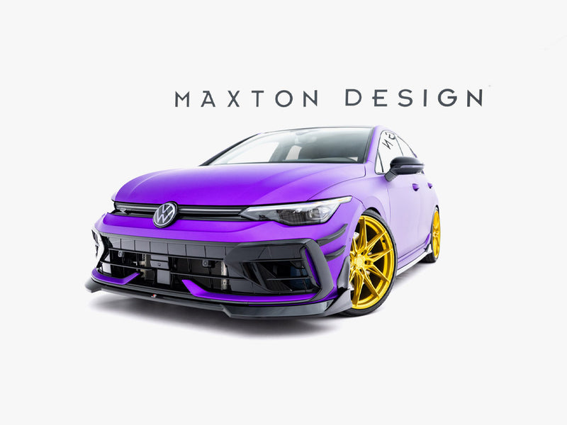 Maxton Design Front Splitter V.4 Volkswagen Golf R Mk8 Facelift