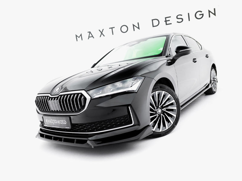 Maxton Design Front Splitter V.2 Skoda Superb Mk4