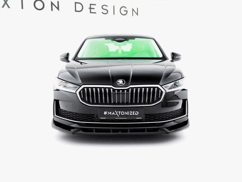 Maxton Design Front Splitter V.2 Skoda Superb Mk4