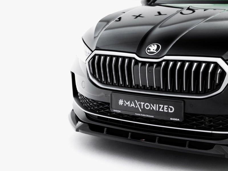 Maxton Design Front Splitter V.2 Skoda Superb Mk4