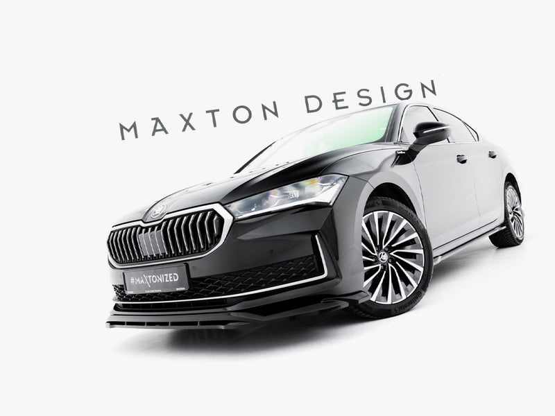 Maxton Design Front Splitter V.1 Skoda Superb Mk4
