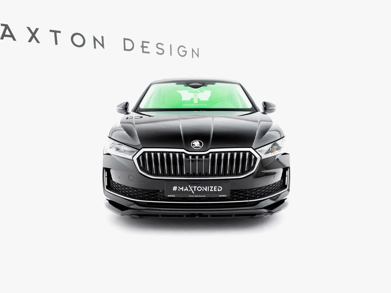 Maxton Design Front Splitter V.1 Skoda Superb Mk4