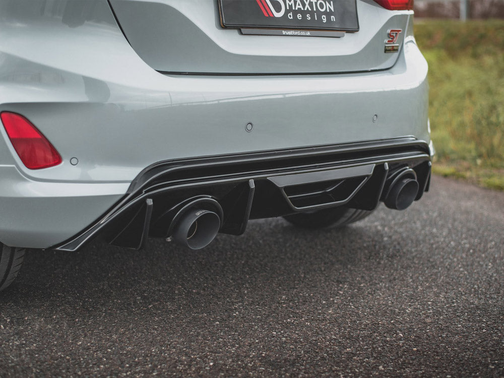 Maxton Design Rear Diffuser + Milltek GPF BACK Exhaust System - Ford Fiesta Mk8 ST & Mk8.5 ST