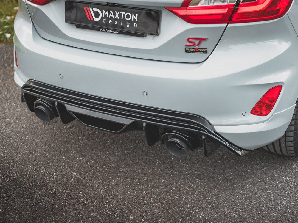 Maxton Design Rear Diffuser + Milltek GPF BACK Exhaust System - Ford Fiesta Mk8 ST & Mk8.5 ST