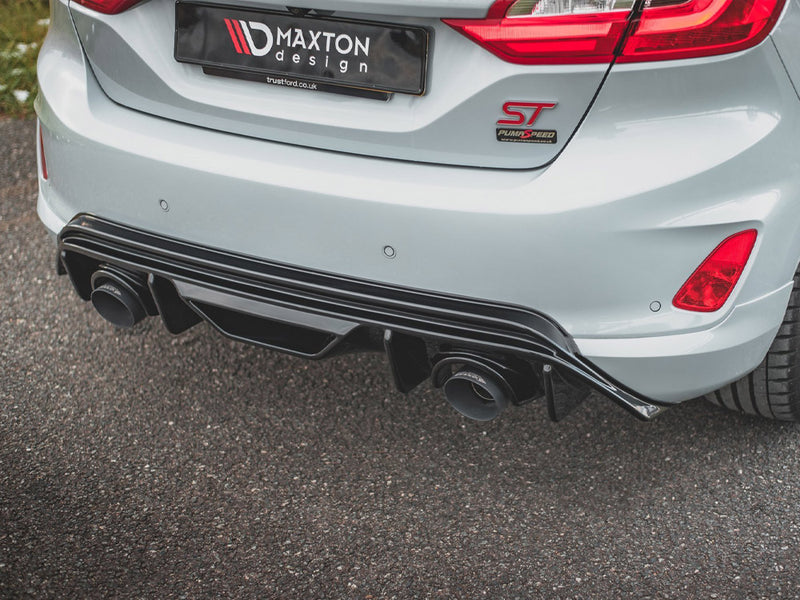 Maxton Design Rear Diffuser + Milltek GPF BACK Exhaust System - Ford Fiesta Mk8 ST & Mk8.5 ST