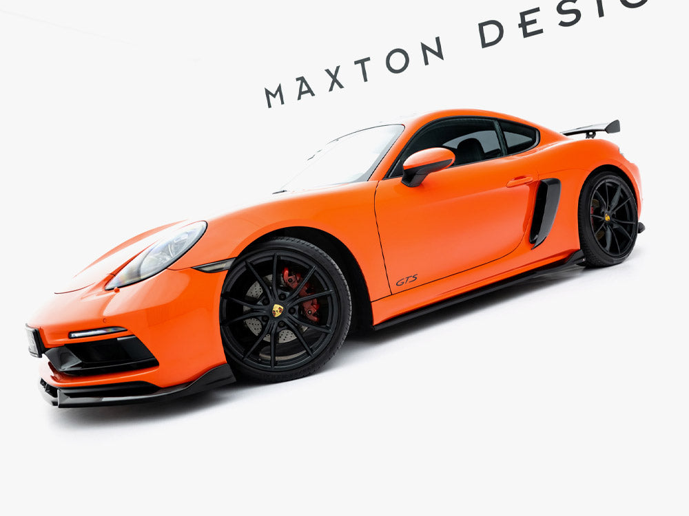 Maxton Design Side Skirts Diffusers V.2 Porsche 718 Cayman GTS 982c