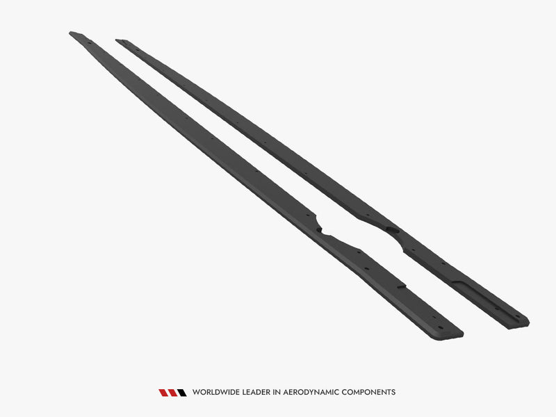 Maxton Design Street PRO Side Skirts Diffusers Volkswagen Golf R Mk8 Facelift