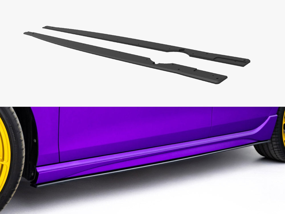 Maxton Design Street PRO Side Skirts Diffusers Volkswagen Golf R Mk8 Facelift