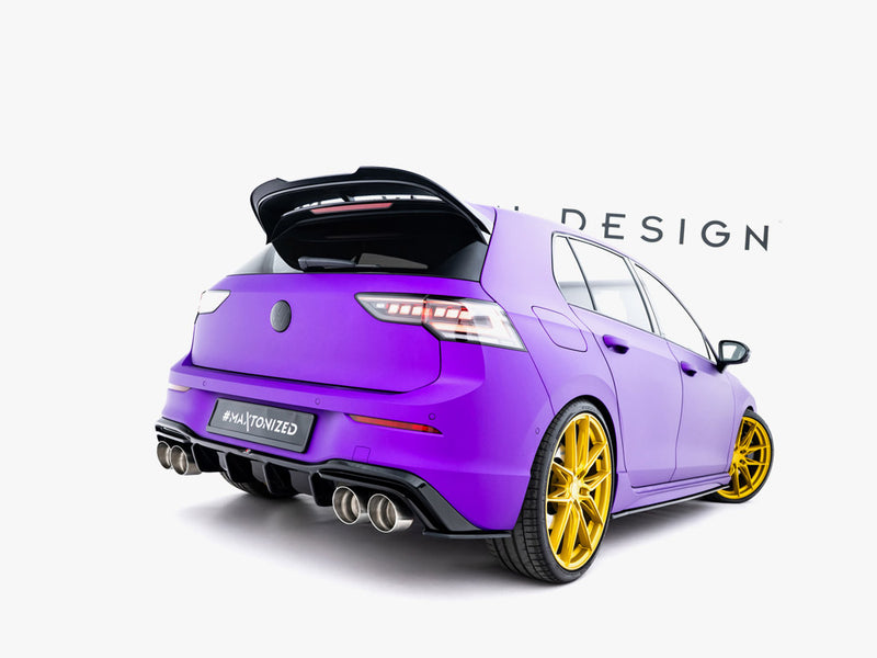 Maxton Design Street PRO Rear Side Splitters V.2 Volkswagen Golf R Mk8 / Mk8 Facelift