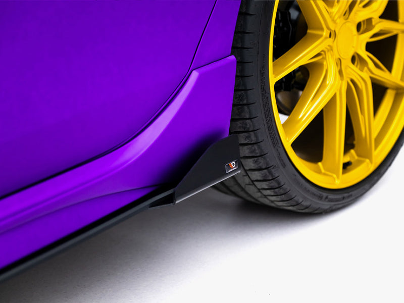 Maxton Design Street PRO Side Skirts Diffusers + Flaps Volkswagen Golf R Mk8 / Mk8 Facelift