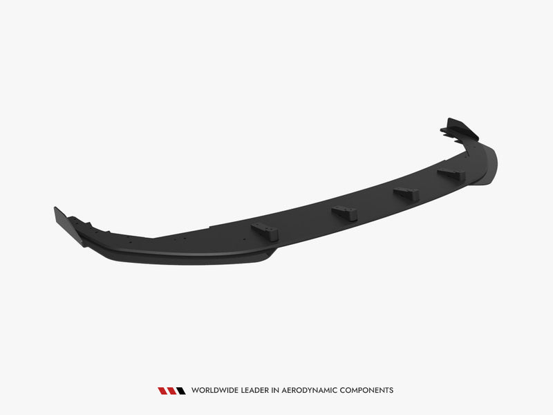 Maxton Design Street PRO Front Splitter + Flaps Volkswagen Golf R Mk8 Facelift