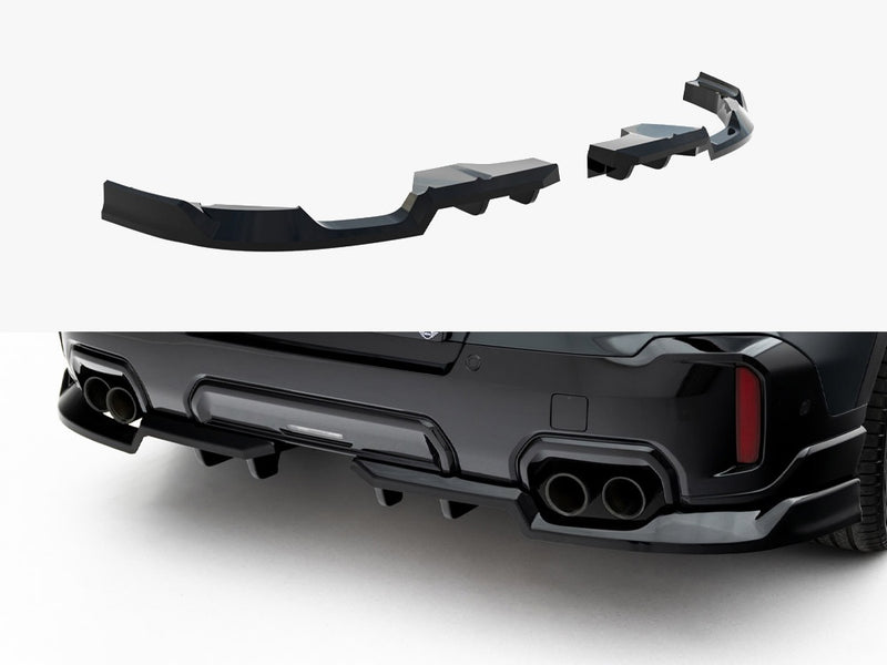 Maxton Design Rear Splitter (Vertical Bars) Mini Countryman JCW U25