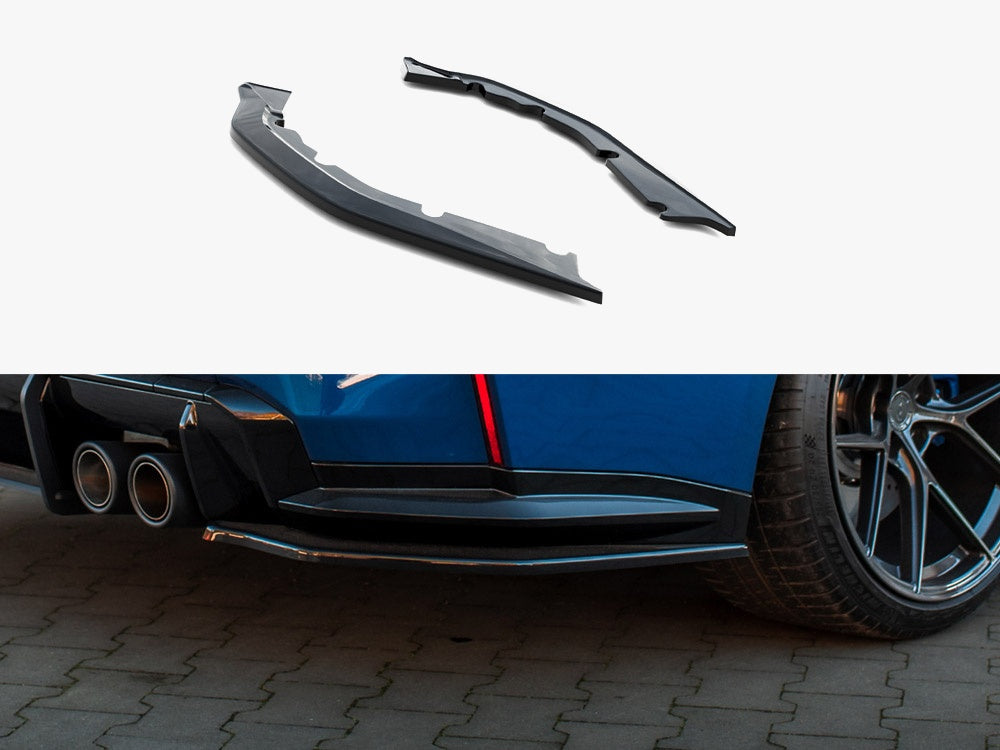 Maxton Design Rear Side Splitters V.2 BMW M4 G82 / G82 Facelift