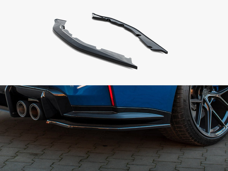 Maxton Design Rear Side Splitters V.2 BMW M4 G82 / G82 Facelift