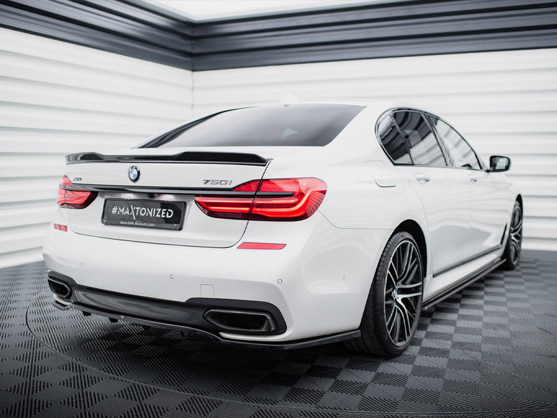 Maxton Design Rear Splitter (Vertical Bars) BMW 7 M-Pack G11 / G12