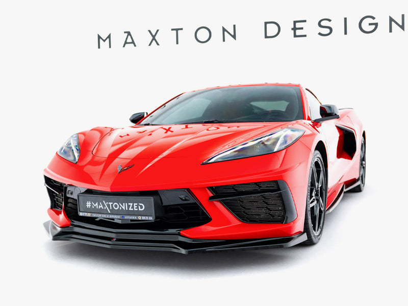Maxton Design Front Splitter Chevrolet Corvette C8
