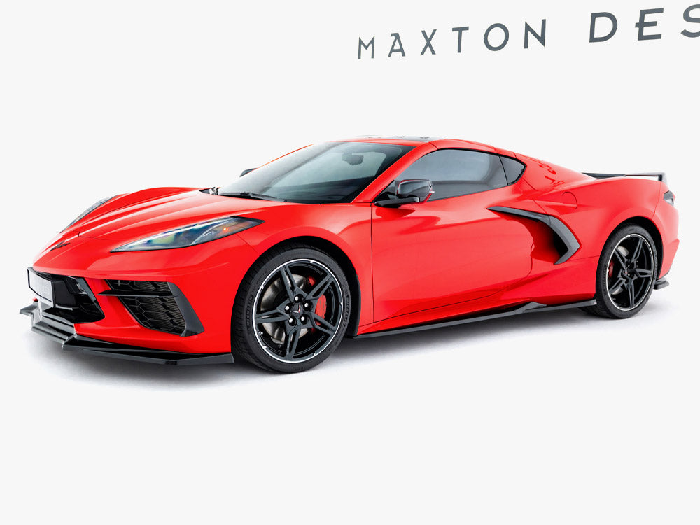Maxton Design Side Skirts Diffusers Chevrolet Corvette C8