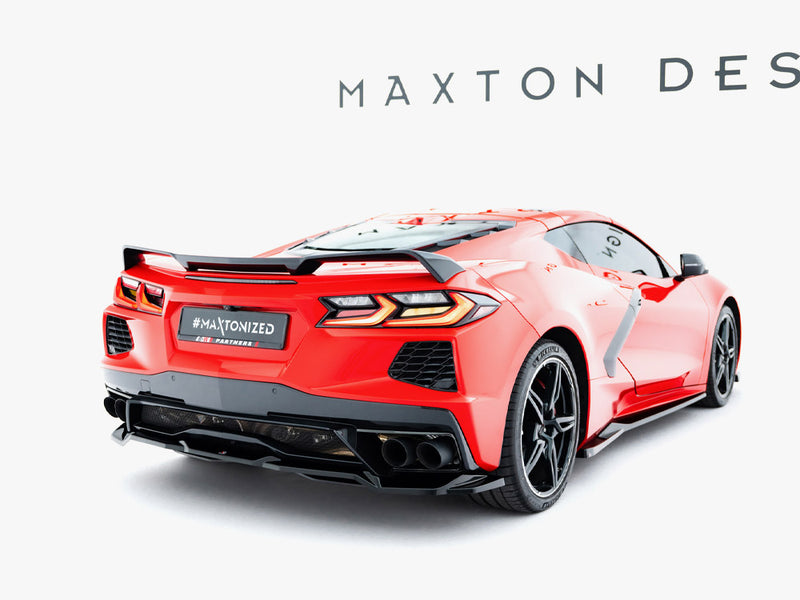 Maxton Design Rear Splitter Chevrolet Corvette C8