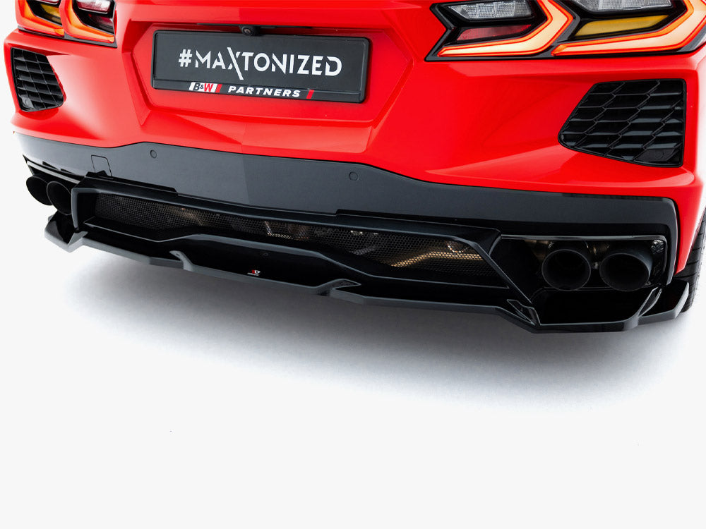 Maxton Design Rear Splitter Chevrolet Corvette C8
