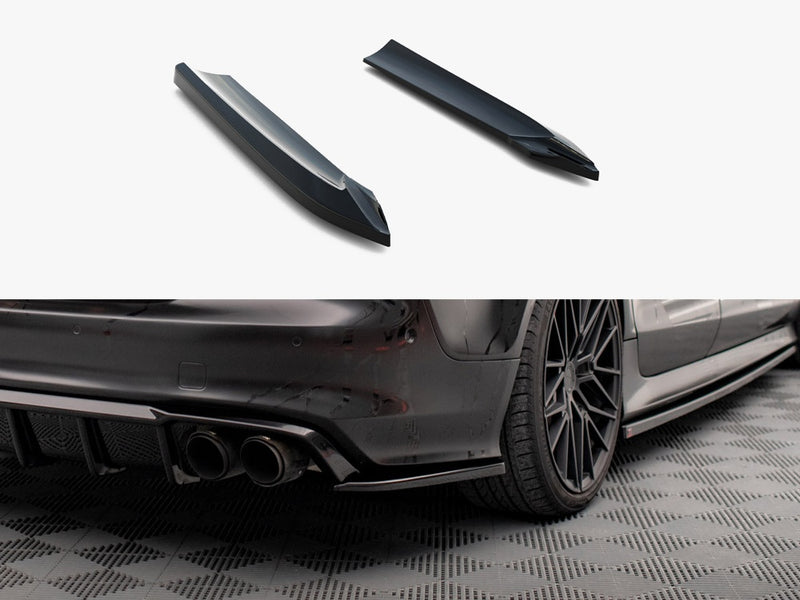 Maxton Design Rear Side Splitters Audi A7 S-Line C7