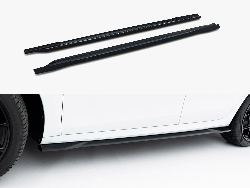 Maxton Design Side Skirts Diffusers Skoda Octavia Sportline Liftback / Estate Mk4 Facelift