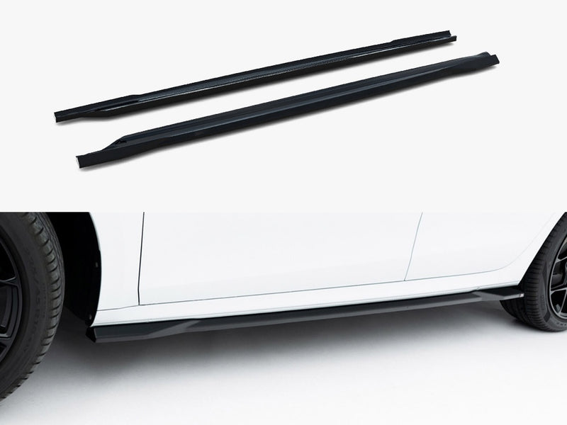 Maxton Design Side Skirts Diffusers Skoda Octavia Sportline Liftback / Estate Mk4 Facelift