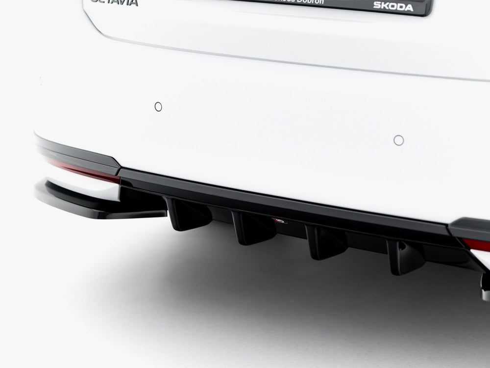Maxton Design Rear Valance Skoda Octavia Sportline Liftback / Estate Mk4 Facelift