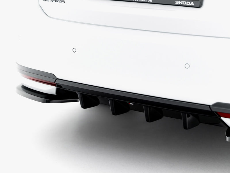 Maxton Design Rear Valance Skoda Octavia Sportline Liftback / Estate Mk4 Facelift