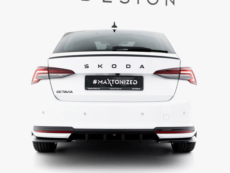 Maxton Design Rear Valance Skoda Octavia Sportline Liftback / Estate Mk4 Facelift