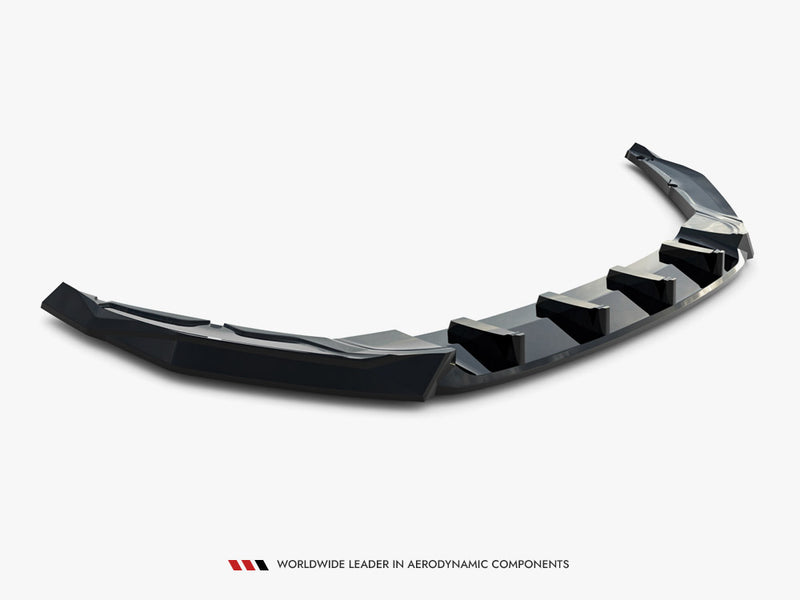 Maxton Design Front Splitter Skoda Octavia Sportline Liftback / Estate Mk4 Facelift