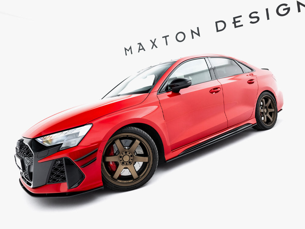 Maxton Design Street PRO Side Skirt Diffusers Audi RS3 Sedan 8Y Facelift
