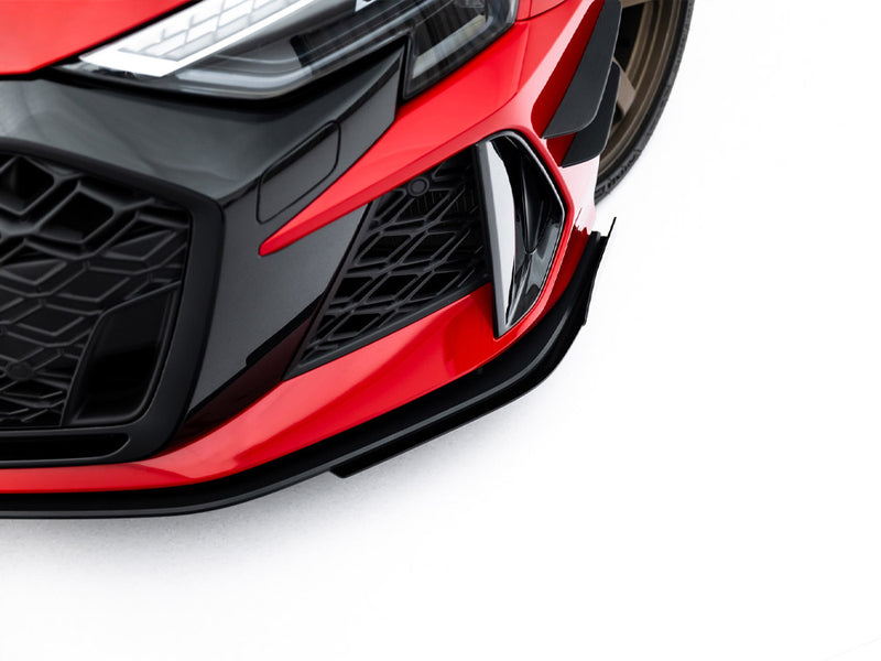 Maxton Design Street PRO Front Splitter + Flaps Audi RS3 Sedan 8Y Facelift