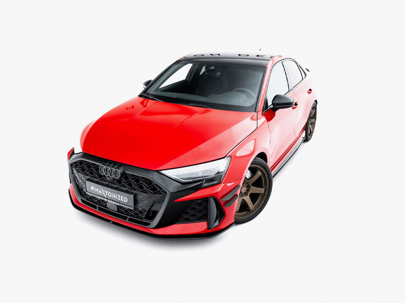 Maxton Design Street PRO Front Splitter Audi RS3 Sedan 8Y Facelift