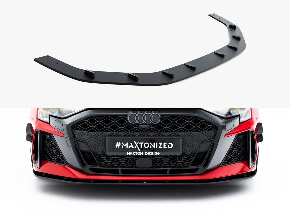 Maxton Design Street PRO Front Splitter Audi RS3 Sedan 8Y Facelift