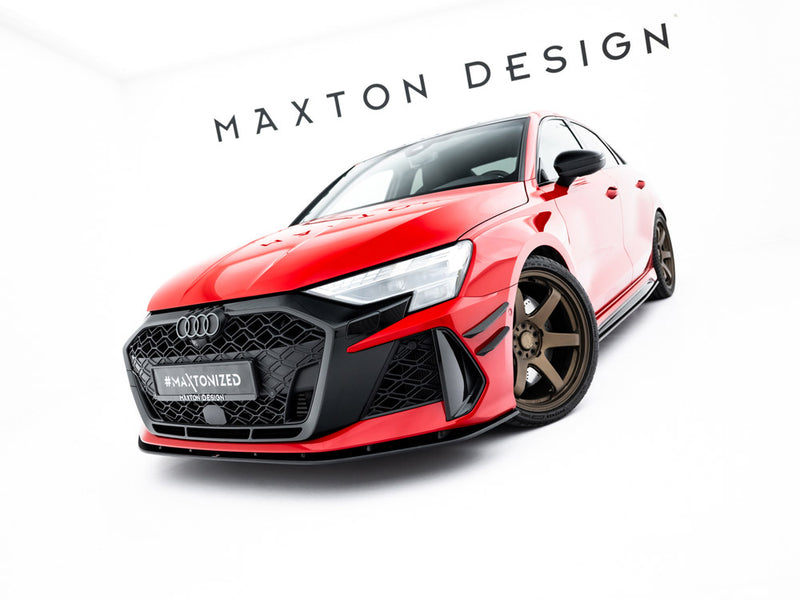 Maxton Design Street PRO Front Splitter Audi RS3 Sedan 8Y Facelift
