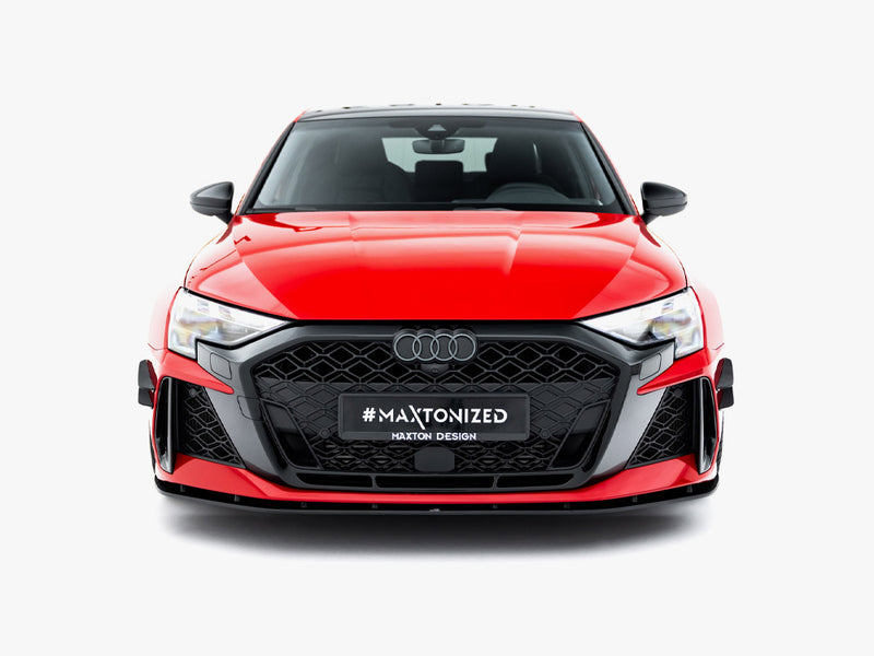 Maxton Design Street PRO Front Splitter Audi RS3 Sedan 8Y Facelift