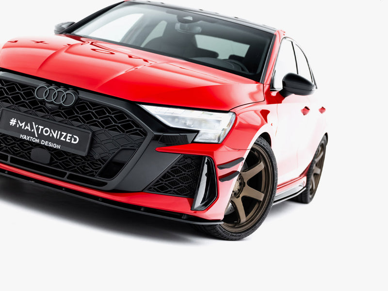 Maxton Design Street PRO Front Splitter Audi RS3 Sedan 8Y Facelift