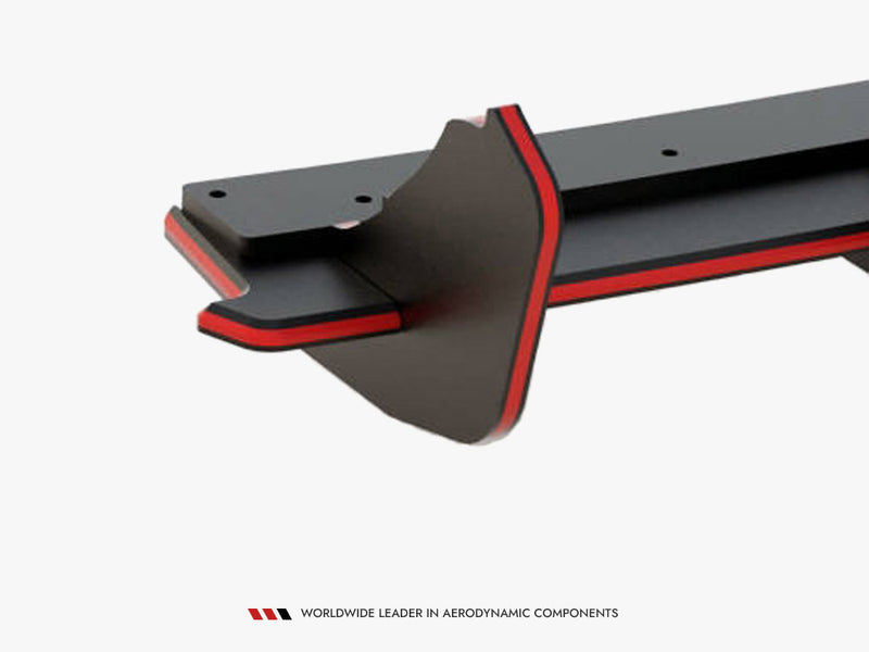 Maxton Design Street PRO Rear Diffuser Audi RS3 Sedan 8Y (2020-) - Red