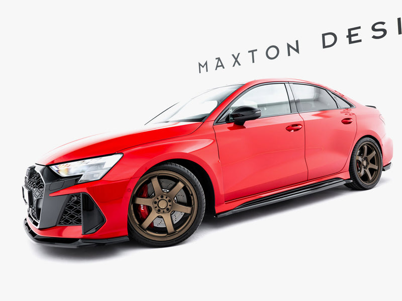 Maxton Design Side Skirts Diffusers V.1 Audi RS3 Sedan 8Y / 8Y Facelift