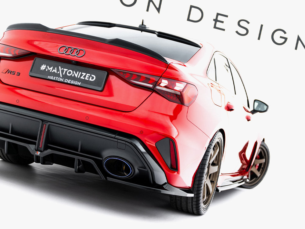 Maxton Design Rear Splitter (Vertical Bars) V.1 Audi RS3 Sedan 8Y Facelift
