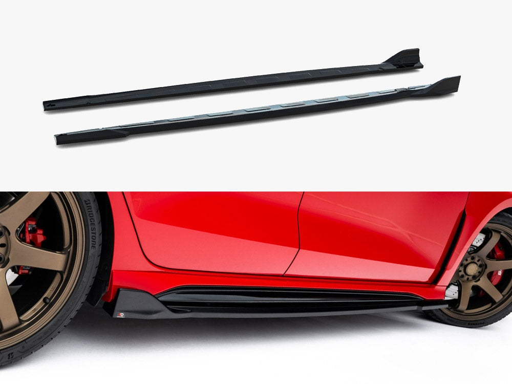 Maxton Design Side Skirts Diffusers V.2 Audi RS3 Sedan 8Y / 8Y Facelift