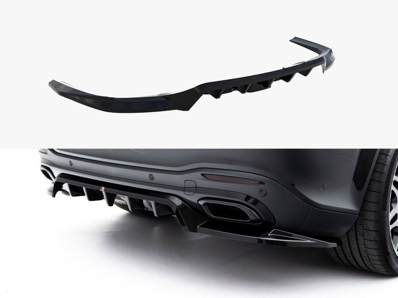 Maxton Design Rear Splitter (Vertical Bars) Mercedes-Benz GLS AMG-Line X167 Facelift