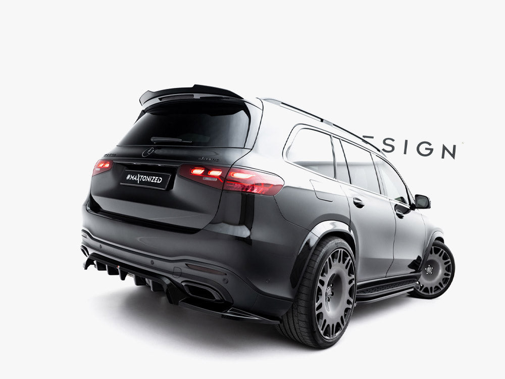 Maxton Design Rear Splitter (Vertical Bars) Mercedes-Benz GLS AMG-Line X167 Facelift