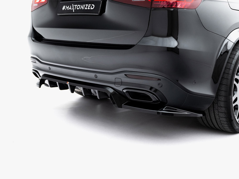 Maxton Design Rear Splitter (Vertical Bars) Mercedes-Benz GLS AMG-Line X167 Facelift