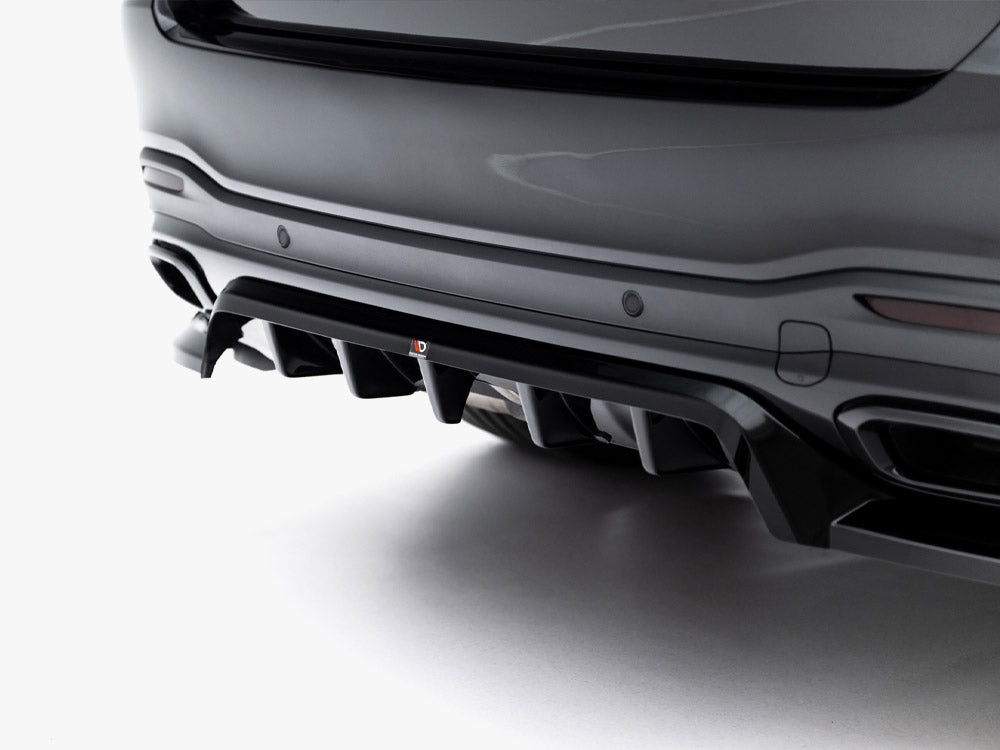 Maxton Design Rear Splitter (Vertical Bars) Mercedes-Benz GLS AMG-Line X167 Facelift