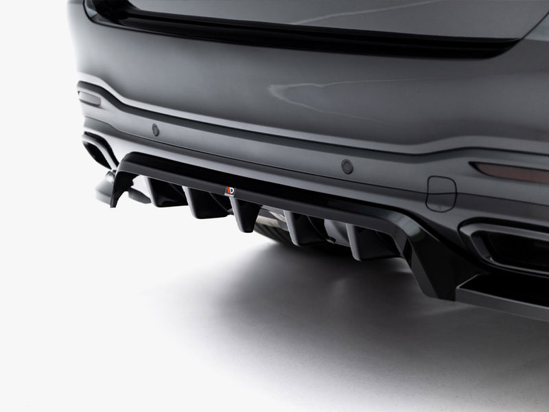 Maxton Design Rear Splitter (Vertical Bars) Mercedes-Benz GLS AMG-Line X167 Facelift
