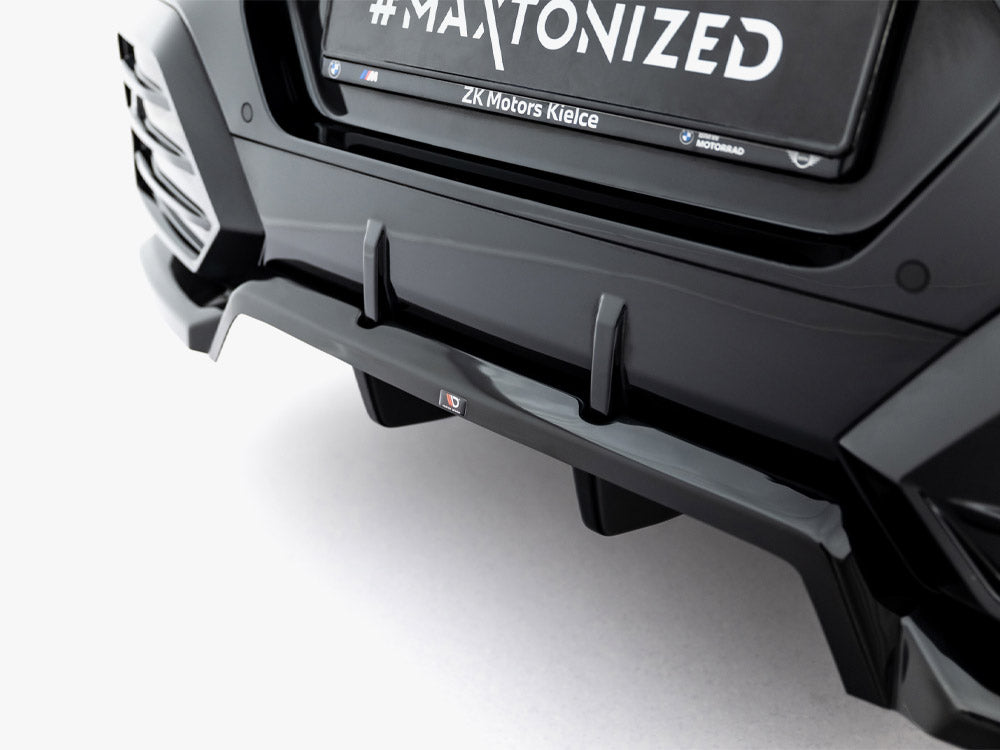 Maxton Design Rear Splitter (Vertical Bars) BMW X2 M-Pack / iX2 U10