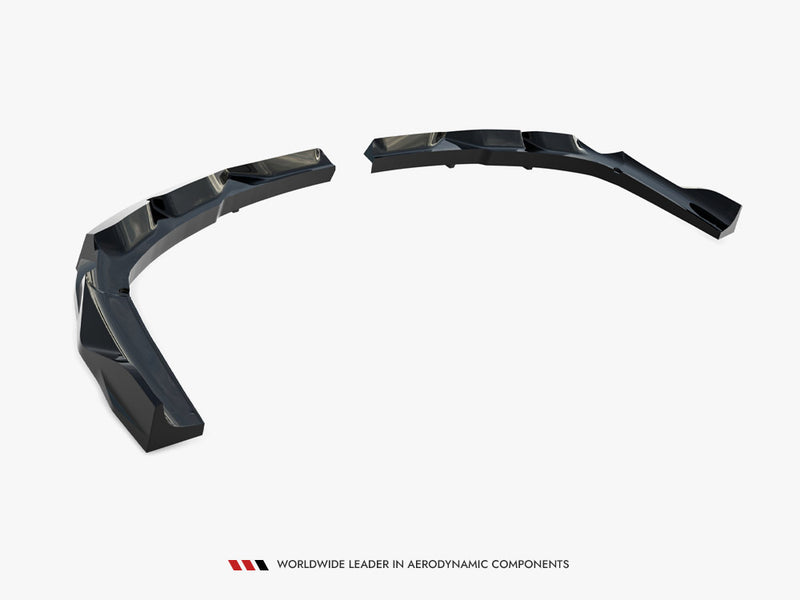 Maxton Design Rear Splitter (Vertical Bars) BMW X3 M-Pack G45